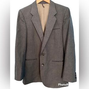 Givenchy Gentlemen Gray Blazer Sports Jacket Vintage Size 40